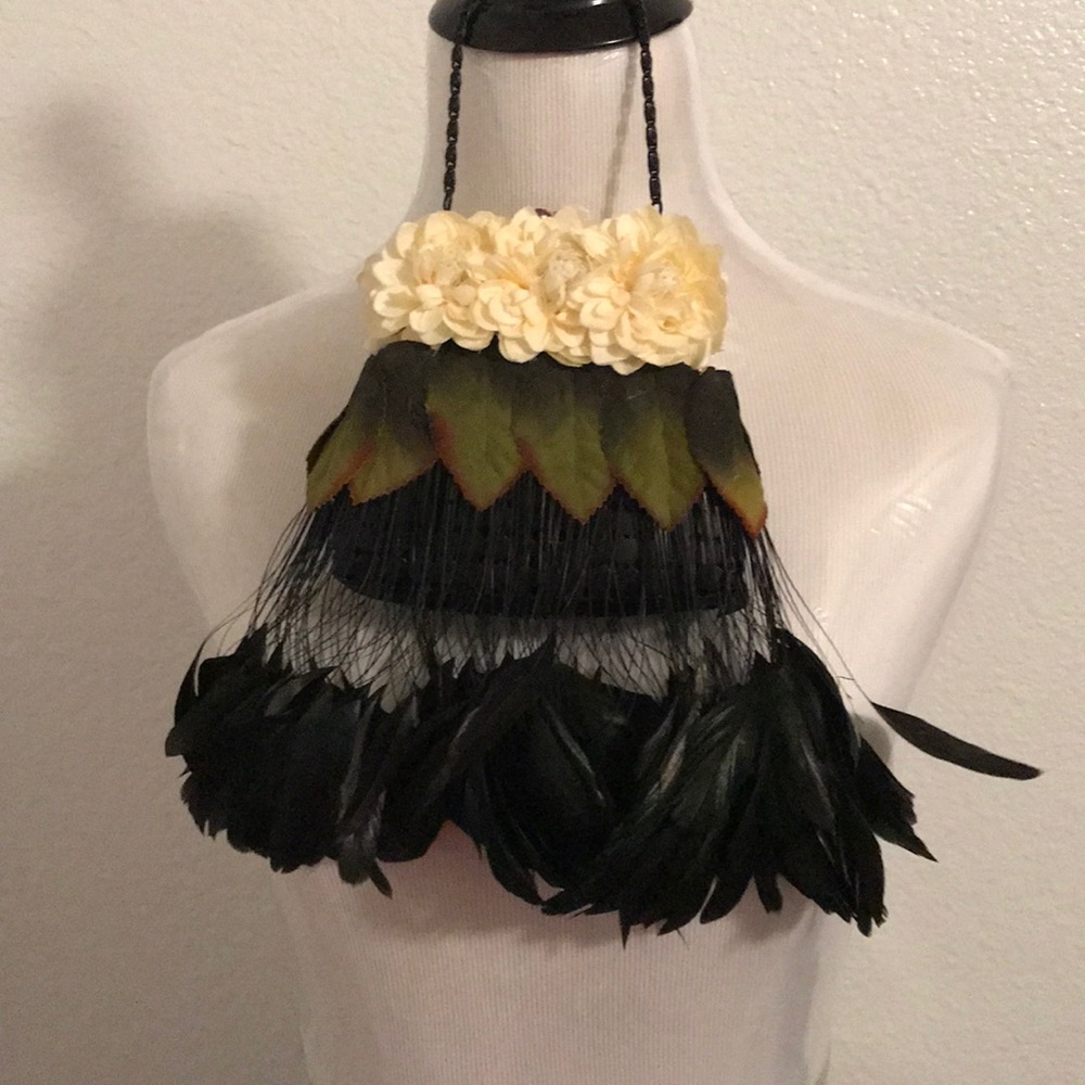 Leopard Tulip Vintage Handmade Bag